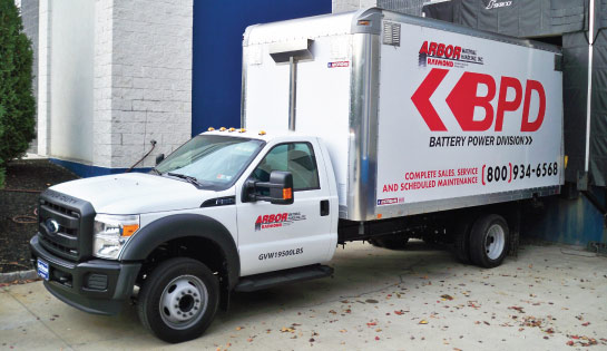 Arbor Battery Power Division Truck